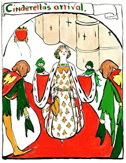 Cinderella: Cinderella's arrival, by Minnie Asprey