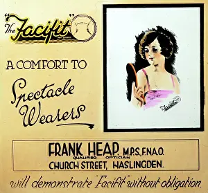 Rossendale: Cinema advertisement for The Facifit, 1940s