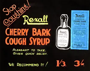 Syrup: Cinema advertisement for Rexall cough syrup