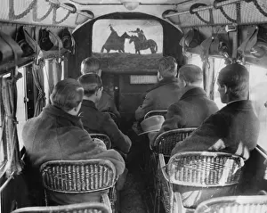 Retouched: Cinema in the airplane, 1925