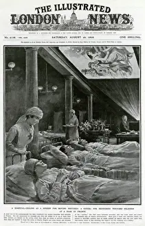 Cinematograph: Cinema for bedridden wounded soldiers 1918