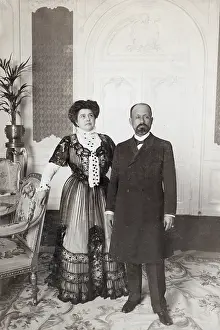 Venezuela: Cipriano Castro with his wife in Berlin, 1908