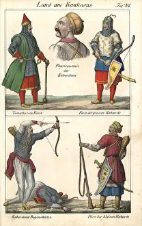 Circassian: Circassian prince, Kabard princes and archer