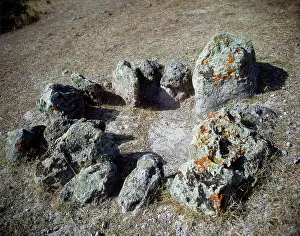 Cippus: Circle of stones, probably used