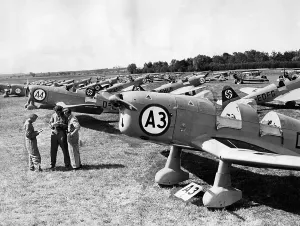 Paramilitary: Circuit flight of the NSFK in Rangsdorf, 1939
