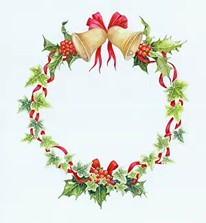 Bordewich: Circular Christmas border