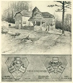 Jutting: Circular House Design