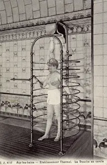 Pipework: Circular Shower at The Thermal Baths, Aix-les-bains, France