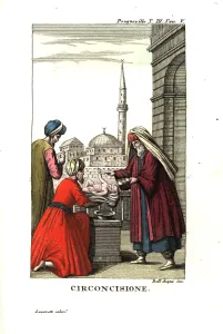 Circumcision: Circumcision ceremony performed by a Turkish