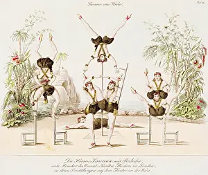 Geiger: circus, acrobatics, balance act, Lawrence and
