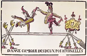 Pulcinella: circus, acrobatics, tightrope walking, two Polichinelle