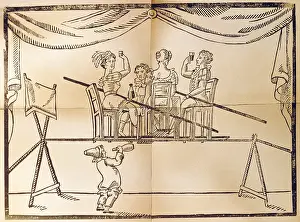 Juggler: circus, acrobatics, tightrope walking, breakfast