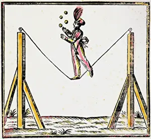 Juggler: circus, acrobatics, tightrope walking, juggler