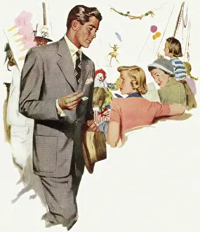 Admiring: Circus Attraction