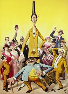 Distort: circus, curiosities, mirror cabinet, poster