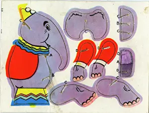 Favourites: Circus Cut-Out Favourites - Elephant