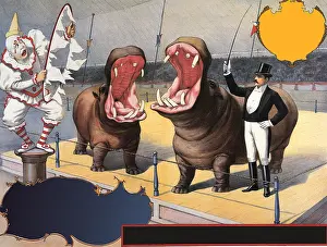 Ringmaster: Circus Hippos and Clown