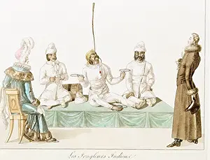 Showmen: circus, juggling, Indian jugglers