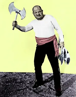 Bladed: Circus performer with two-bladed weapons