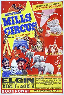 Elgin: CIRCUS POSTER/B. MILLS