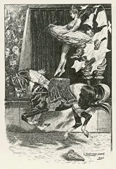 Equestrienne: CIRCUS/RIDER & HOOP