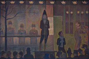 Seurat: Circus Sideshow (Parade de cirque), by Georges Seurat
