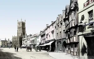 Cirencester: Cirencester, Market Place 1898
