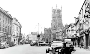 Cirencester: Cirencester, Market Place 1952