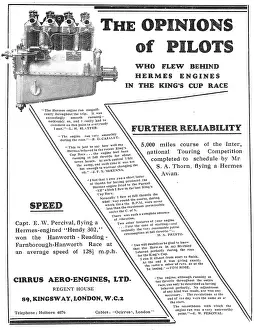 Testimonials: Cirrus Aero Engines - King's Cup Testimonials