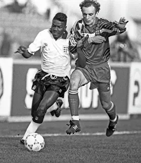 Succeeded: CIS and England friendly football match in Moscow, 1992