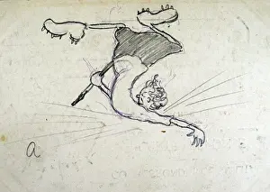 Ciss: Ciss, with hockey stick, pictured on card No caption