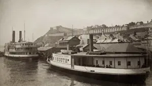 Boathouse: Citadel from the Harbour, Montreal, Canada