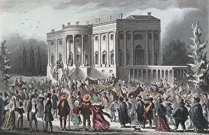 Levee: Citizens going to the public White House ?