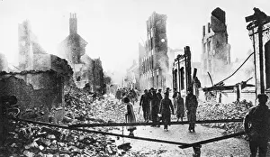 Coventry: The city center of Coventry, 1941