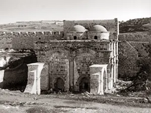 Bonfils: City gate, Jerusalem, circa 1880s (Bonfils studio)