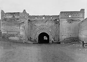 Marrakech: City gate of Marrakech, 1934