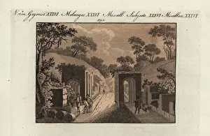 Hoessel: The city gate at Pompeii