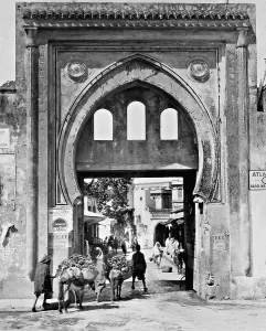 Hoof: City gate in Tangier, 1929