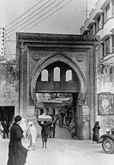 Tangier: City gate in Tangier