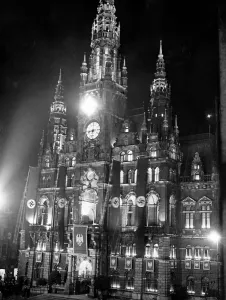 Liberec: City hall of Reichenberg, 1938