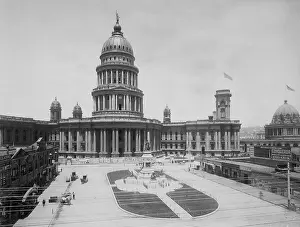 Forecourt: City Hall of San Francisco, 1915