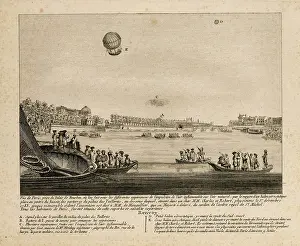 1783: The city of Paris during the same ascent (Charles & Robert)