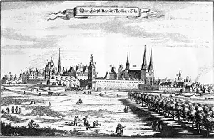 1640: City view of Berlin, around 1650
