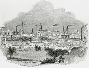 Institution Of Mechanical Engineers: Cityscape of Birmingham 1847