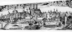 Frauenkirche: Cityscape of Munich, 1570