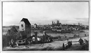 Isolated: Cityscape of Munich