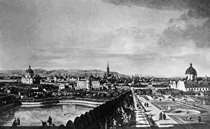 Belvedere: Cityscape of Vienna around 1760