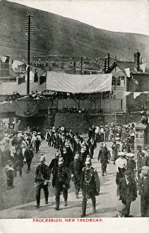 Civic: Civic Procession, New Tredegar, Gwent - Monmouthshire