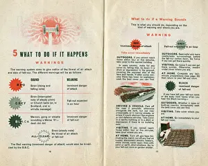 Severity: Civil Defence Handbook, warnings