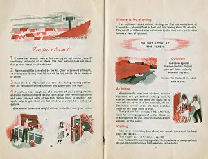 Severity: Civil Defence Handbook, warnings continued